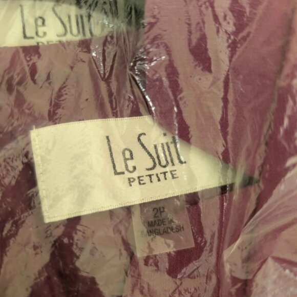 Le Suit Women's 6P Sheath Dress with Topper Jacket, Wild Rose - Picture 4 of 8